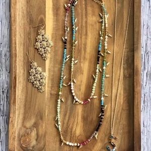Multi-colored beaded necklace